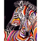 DIY Oil Painting By Numbers Zebra Canvas Coloring Drawing Modern Wall Art