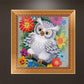 Diamond Painting - Partial Round - White Owl
