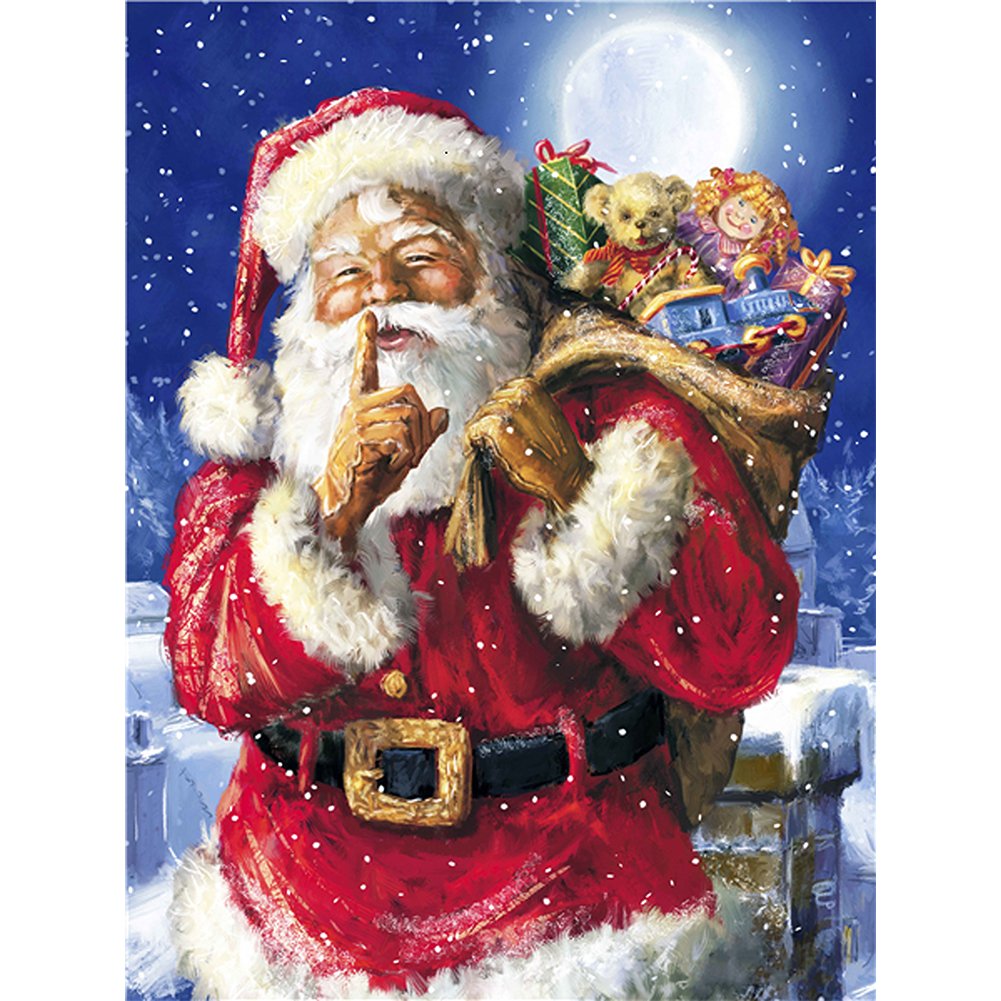 11ct Stamped Cross Stitch Santa Claus (40*53cm)