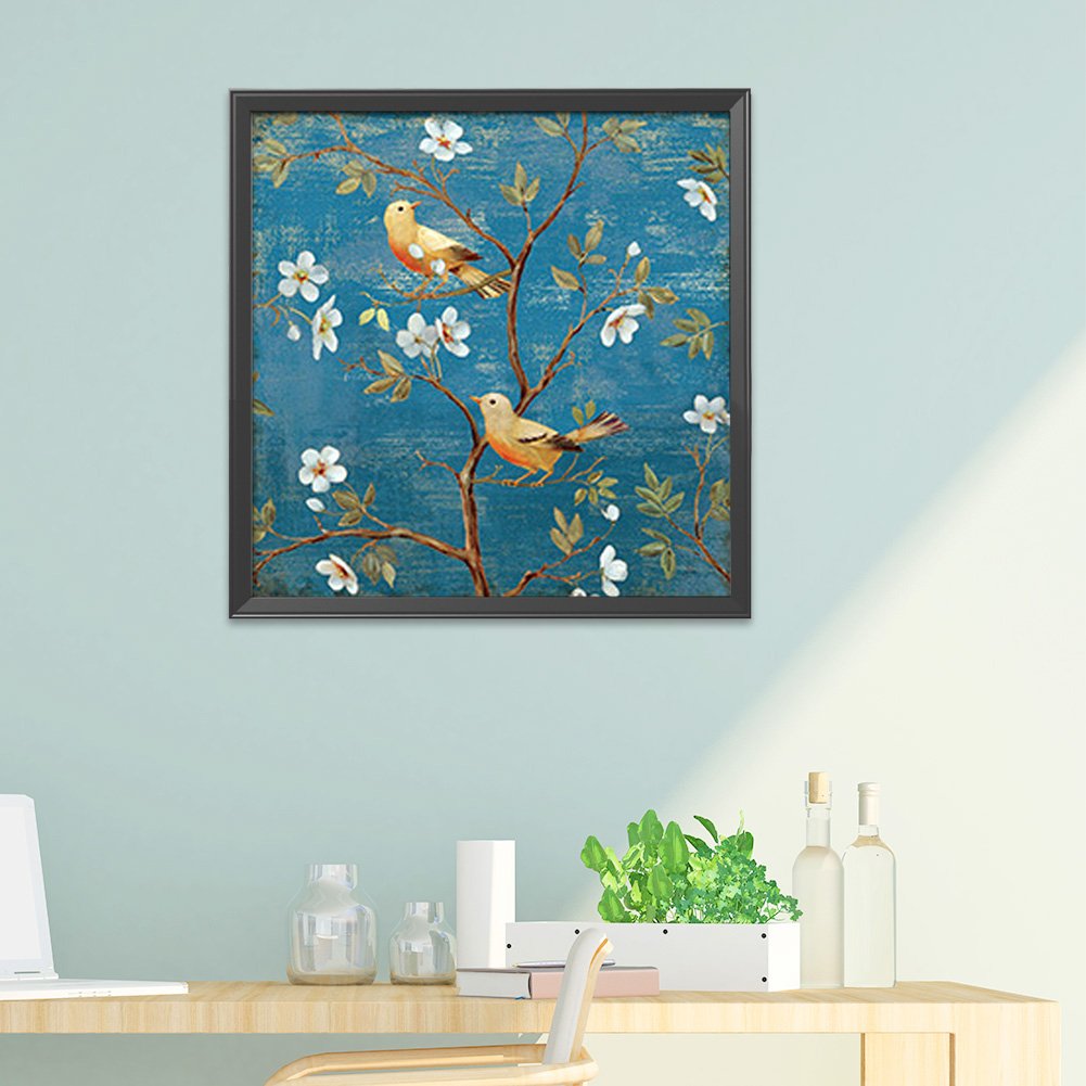 11ct Stamped Cross Stitch - Bird On The Branch (45*45cm)