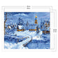 11ct Stamped Cross Stitch - Winter Snow  ( 40*50cm)