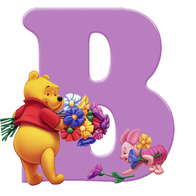 Diamond Paintings Art Letter B Winnie The Pooh
