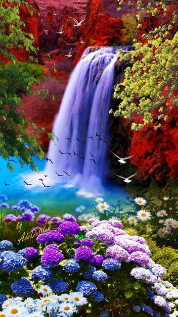 Waterfall Diamond Painting