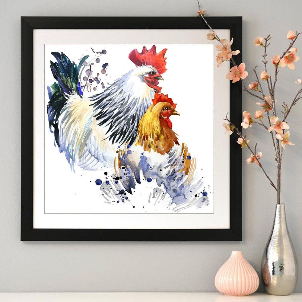 Diamond Painting - Full Round - Rooster D