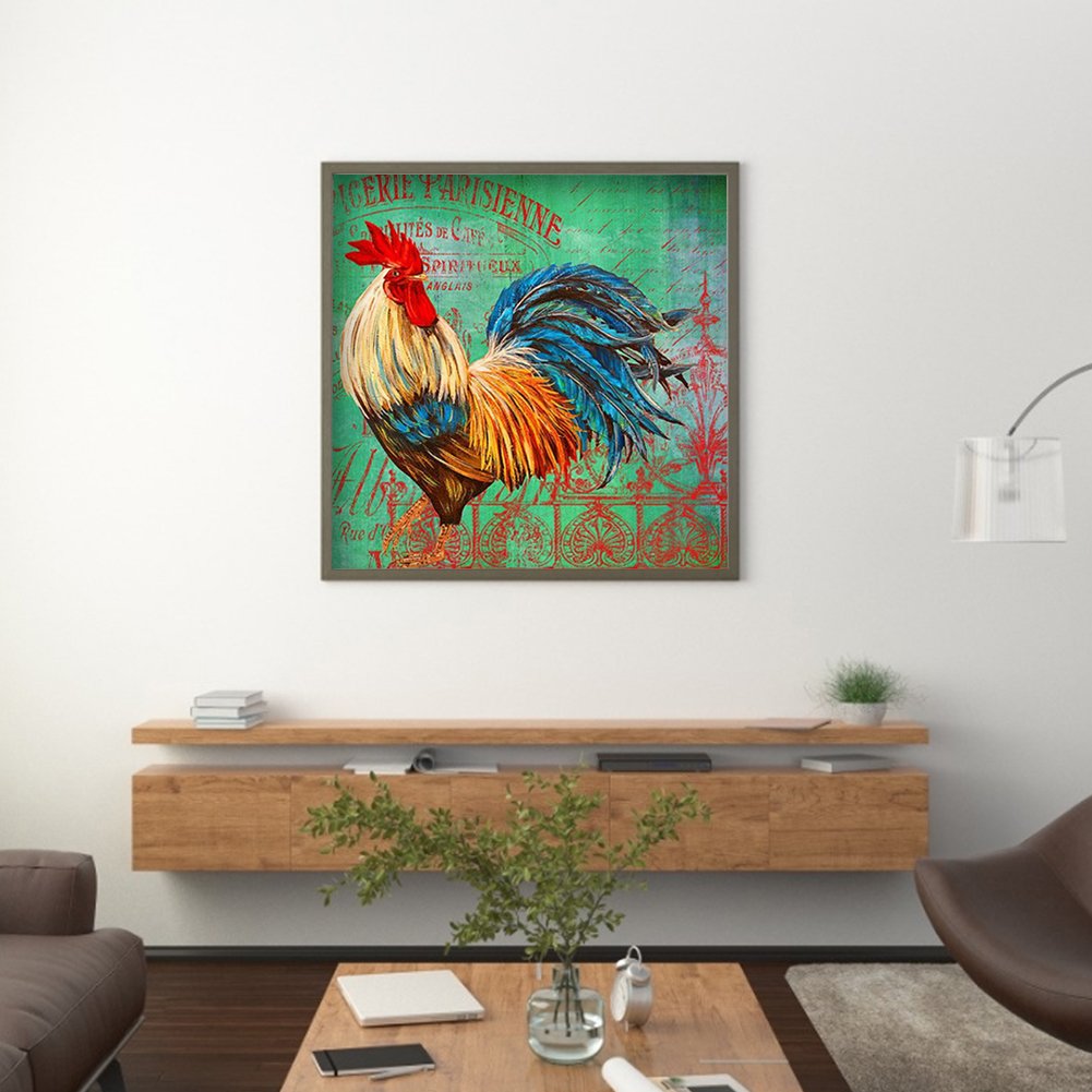 11ct Stamped Cross Stitch - Rooster (50*50cm)