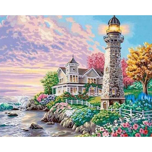 11ct Stamped Cross Stitch Lighthouse (40*50cm)