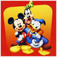 Mickey, Donald and Goofy 5D Diamond Painting Kit
