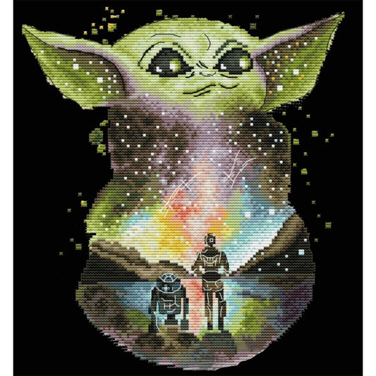 11ct Stamped Cross Stitch Yoda (50*54cm)