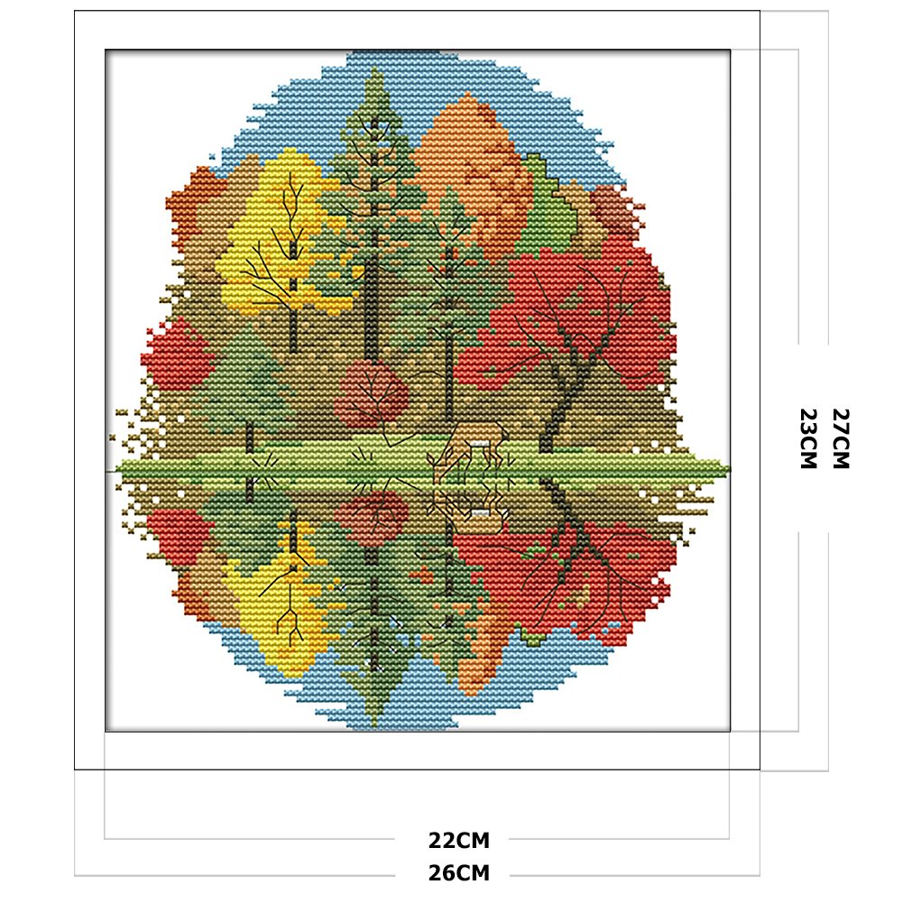 14ct Stamped Cross Stitch - Summer (26*27cm)