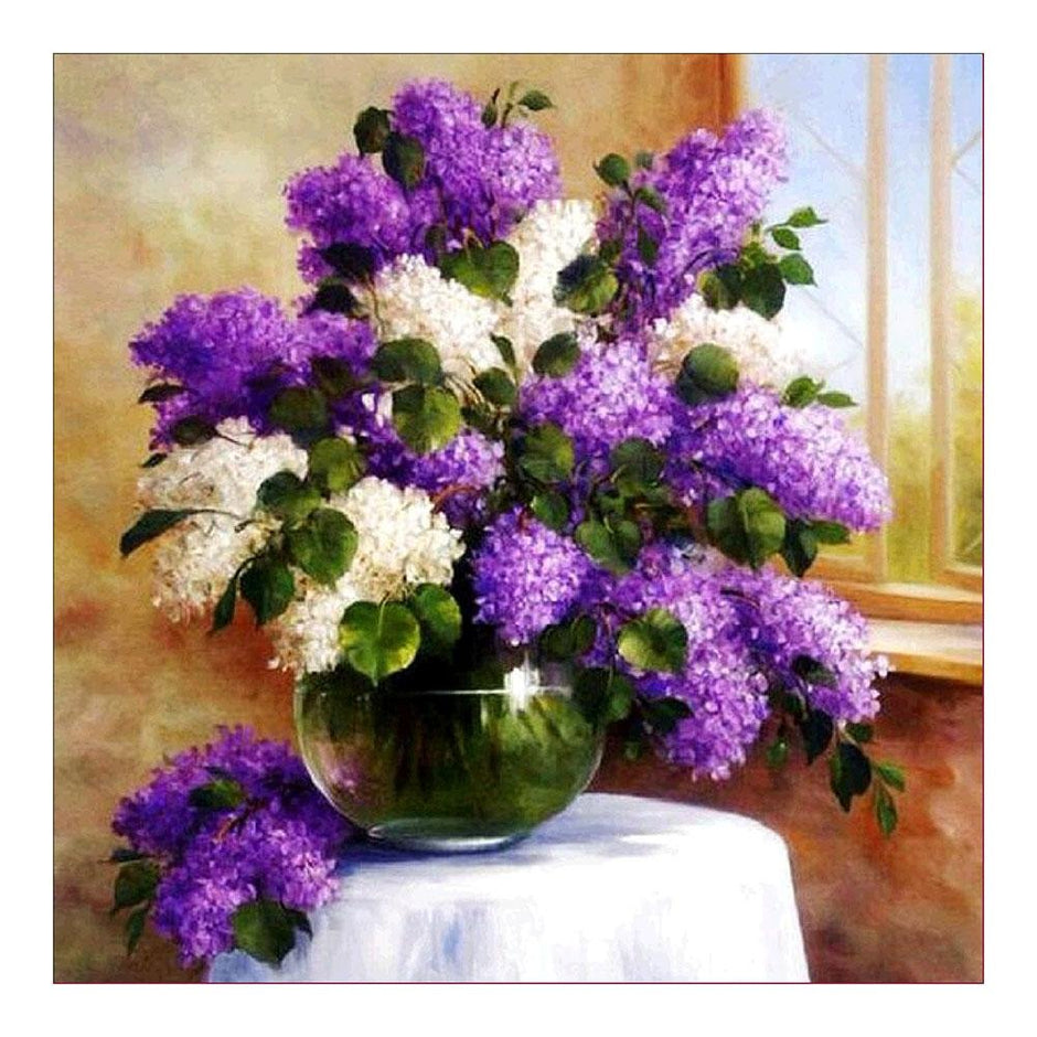 Flower Diamond Paintings Art Kits For Adults Beginner