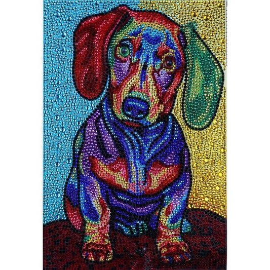 Puppy Welcome Diamond Painting Kit with Free Shipping – 5D Diamond