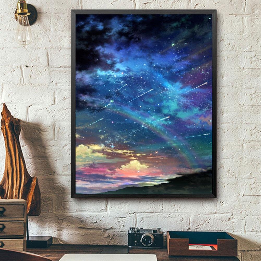 5D DIY Diamond Painting Kit - Full Round - Meteor Shower