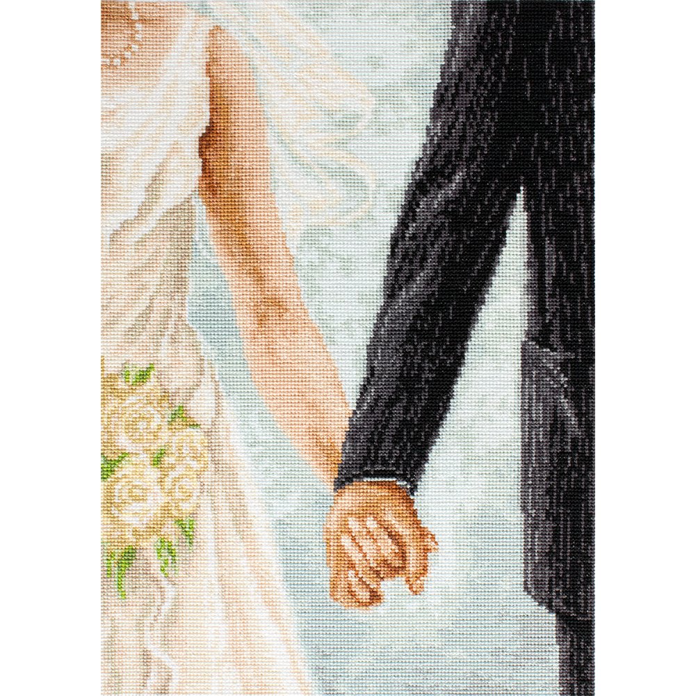 11ct Stamped Cross Stitch Holding Hands (40*56cm)