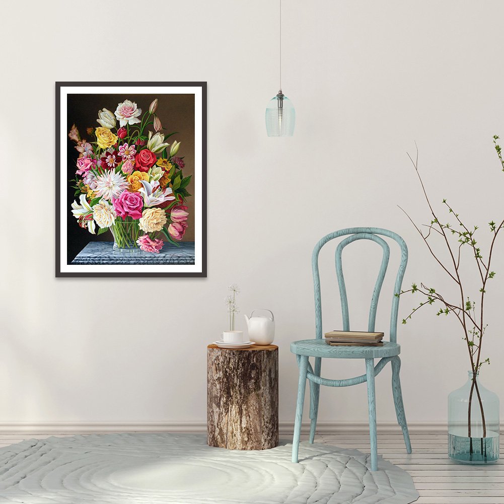 Diamond Painting - Full Round - Blossom Flowers A