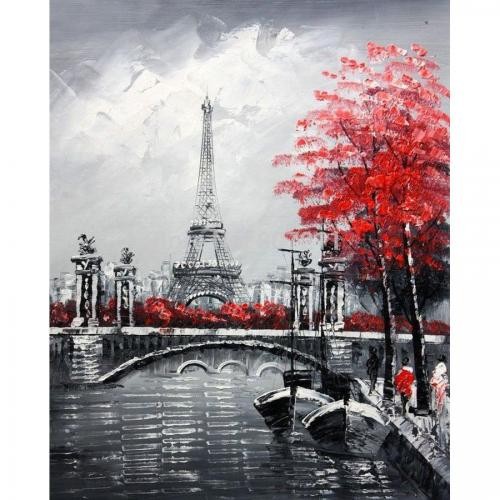 Paris Tower Full Round Square Diamond Painting Kits
