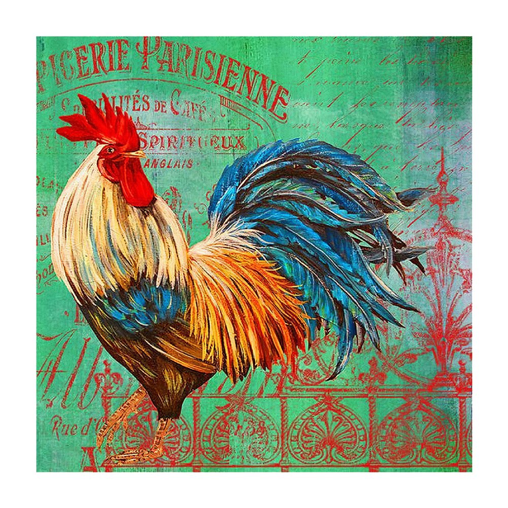 11ct Stamped Cross Stitch Rooster (50*50cm)