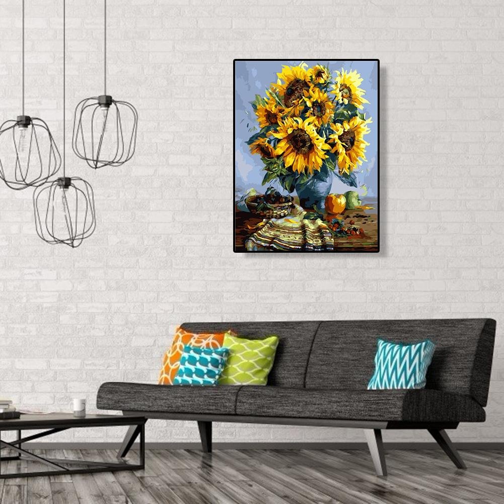 Paint By Number - Oil Painting - Sunflower (40*50cm) B