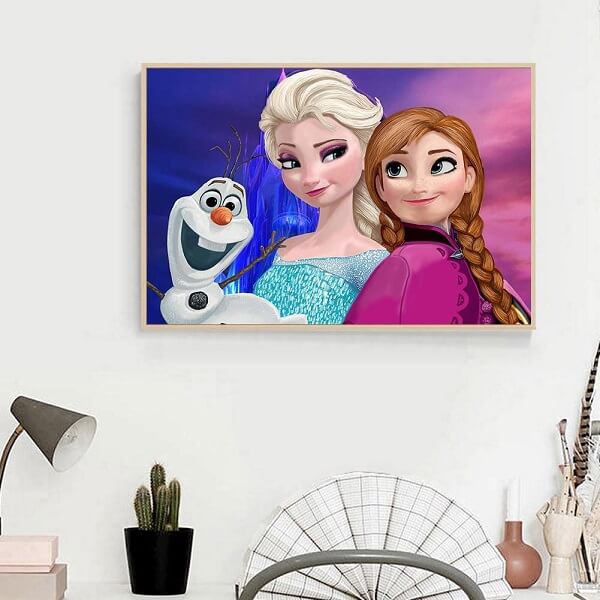 frozen diamond painting kit for adults and kids