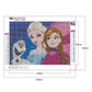 frozen diamond painting kit for adults canvas size