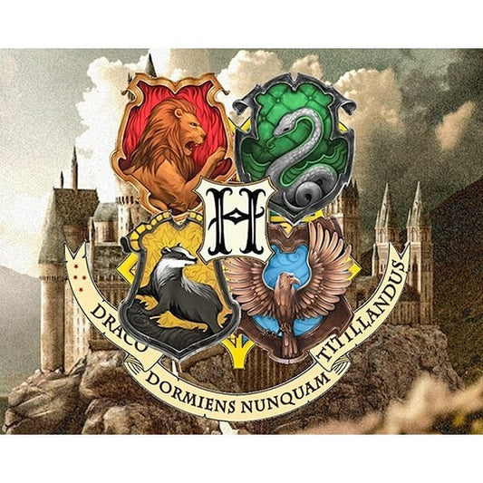 Hogwarts Harry Potter 5D Diamond Painting Full Drill Embroidery Cross  Stitch Kit