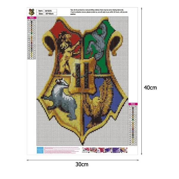 5D DIY Diamond Painting - Full Round / Square - Harry Potter Badge B
