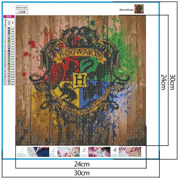 5D Diamonds Painting Harry Potter Hogwarts Full Drill Embroidery Cross  Stitching