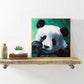 a panda eats bamboo diamond painting home wall decor