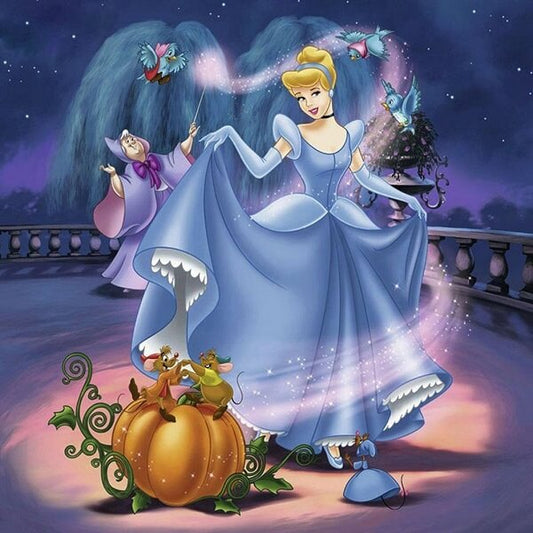 dancing princess wizard diamond painting