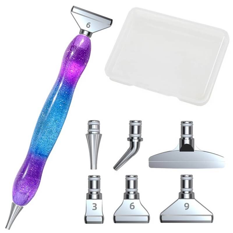 231/232pcs Diamond Painting Tools sets 5D Diamond Painting Accessories Kits  Storage Box Roller Point Sticker Drill Pen Set